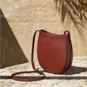 NEW Linjer Sling bag red oxblood leather crossbody purse